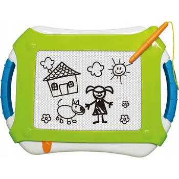 Magnetická kreslící tabulka Mazací tabulka Trifox A-0980 33x25 cm bílo-zelená