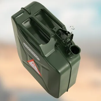 Hever Deuba® Kovový kanystr 20 l olivově zelený s UN certifikací