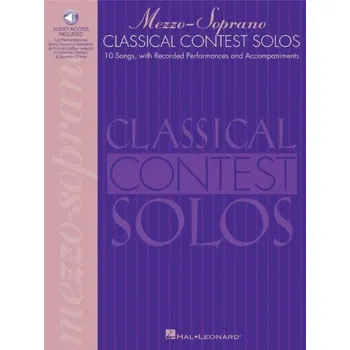 Classical Contest Solos - Mezzo-Soprano (noty na klavír, zpěv)(+audio)