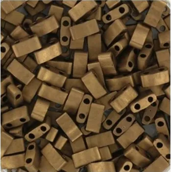 Korálek Miyuki Half Tila 5/2,4mm metallic matte dark bronze (HTL-2006)