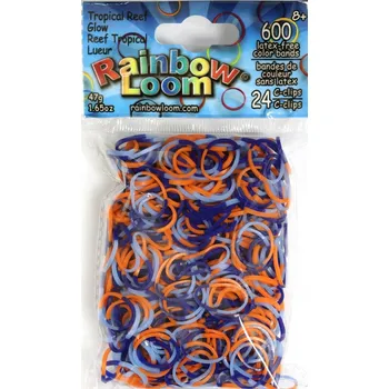 kreativní sada Rainbow Loom Original - gumičky - 600ks - tropický útes