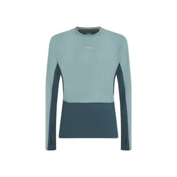 Pánské oblečení Icebreaker Men Merino Blend 125 ZoneKnit LS Crewe Abyss/Blue Ash/CB