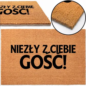 Rohožka ROHOŽKA PŘED DVEŘE 40x60 "NEJSI ŠPATNÝ HOST"