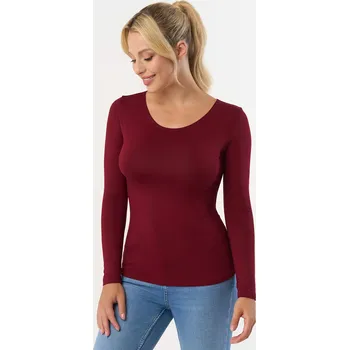 Dámská halenka Dámské triko Babell Manati dł.r. Barva: Bordó, Velikost: S