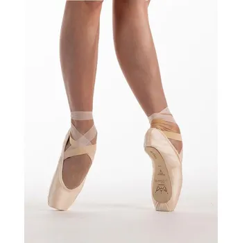 Dámská sálová obuv So Danca,Špičky Alina III s nižším boxem, V vamp P93, růžový satén 40 B