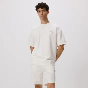 Reserved - Pohodlné bavlněné šortky - krémová - 3859C-01X - 3859C-01X-XL