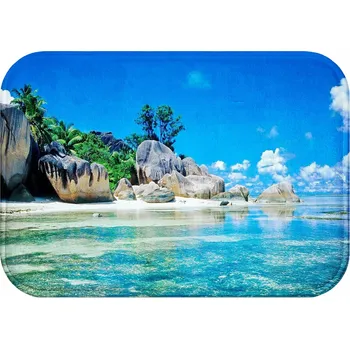 Koupelnová předložka KOUPELNOVÁ PŘEDLOŽKA PROTISKLUZOVÁ 60X40 HIT JEZIORO KAMIENIE OSTRÓW