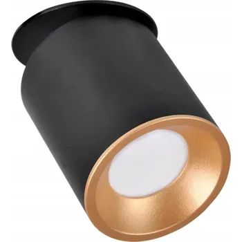 Bodové svítidlo Zápustné svítidlo Polux 10 W GU10 5 cm černé