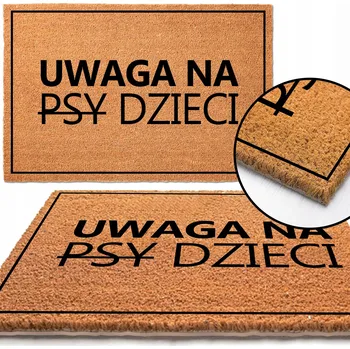 Rohožka Hotová gumová/kokosová rohožka 60 x 40 cm