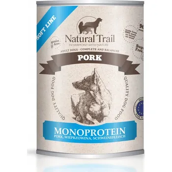 Krmivo pro psa NATURAL TRAIL Soft Line Vepřové 400g Monoproteinové vepřové maso
