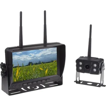 Couvací kamera SET bezdrátový digitální kamerový systém s monitorem 7" AHD, 4CH, DVR, BSD svwd75setdvrBSD