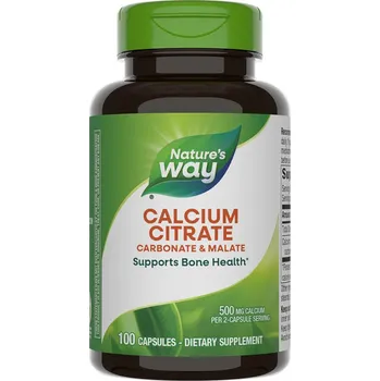 Fitness strava Nature's Way Calcium Citrate 100 kapslí