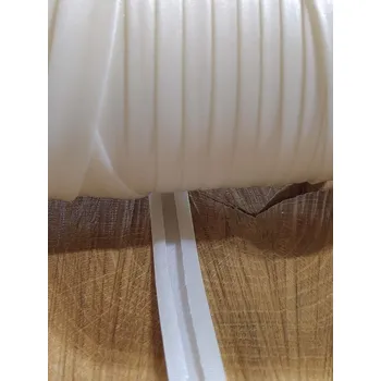 Krajka Šikmý proužek saténový šíře 15 mm zažehlený krémový