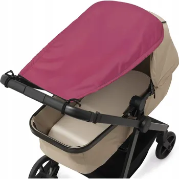 Slunečník ke kočárku Slunečník na kočárek Jukki 45 cm červený
