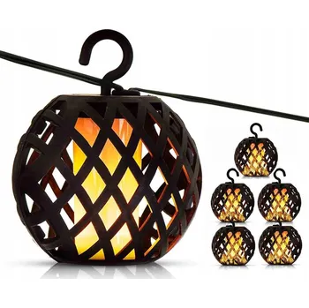 Venkovní osvětlení Girlanda Saska garden 200 cm solární