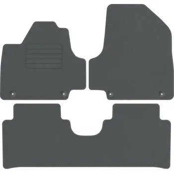 autokoberec Koberce Edecor velurové 3 ks