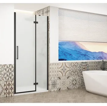 Gelco Trinity Black sprchové dveře do niky 90 x 200 cm otevírací pravá černá sklo matné GT1290MR-B