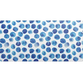 Obraz Podložka Ochranná Podložka na Stůl pod Klávesnici a Myš - Akvarelové Tečky 90x45 cm