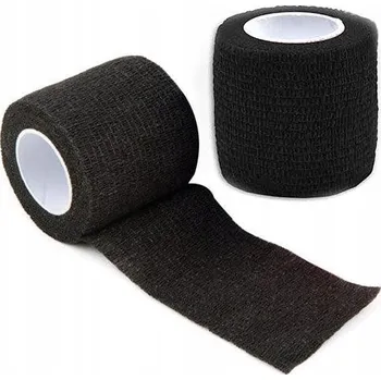Elastická samolepicí bandáž, obinadlo na pen 2,5 cm, černá - 1 Ks