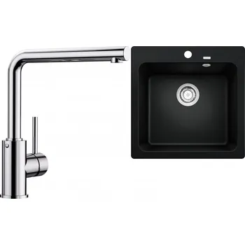 Granitový dřez Set RS Blanco Naya 5 + Blanco Mila (antracit + chrom)