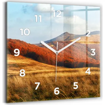 Hodiny Nástěnné hodiny Wallfluent modré 30 cm