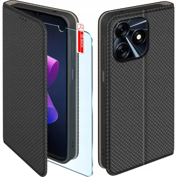 Pouzdro na mobilní telefon Flipové pouzdro KrainaGSM pro Tecno Spark 10, černé