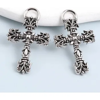 Přívěsek 20 ks Přívěsek křížek na krk | přívěsek křížek, komponent na výrobu šperků