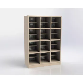 Botník Botník pro 12 dětí s poličkou na bačkůrky