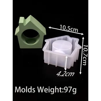 Vánoční dekorace Vánoční silikonová forma na svícen | vánoční ozdoby | silikonové formy - 01