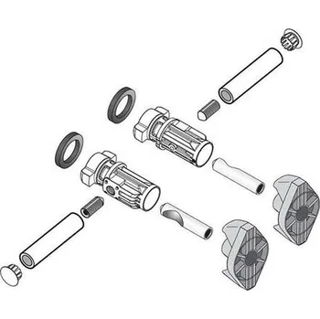 Jika Náhradní díly Easy fit pro skryté uchycení na stěnu WC a bidetu Pure