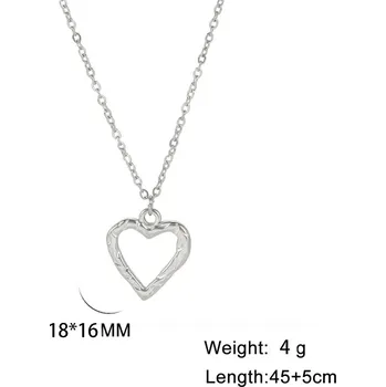 Náhrdelník Ocelový náhrdelník srdce | dámský šperk - Styl G Steel
