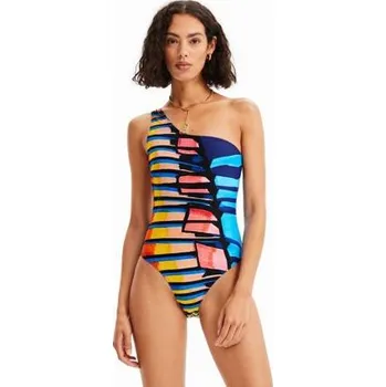 Dámské oblečení Plavky Desigual Amazonas negro velikost M