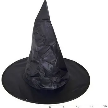 Karnevalový kostým Wiky Klobouk čarodějnický černý 35 cm
