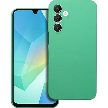 Pouzdro na mobilní telefon Silikonové pouzdro Silicone 2mm – Samsung A16 5G / 4G, mentolové (Silikonové pouzdro Silicone 2mm – mentolové s mikrofibrovou výstelkou pro Samsung Galaxy A16 5G / A16 4G)
