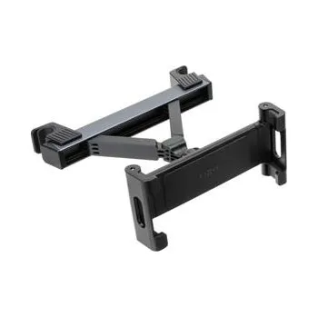 FIXED Univerzální držák pro tablety Passenger Max s uchycením do opěrky hlavy a posuvným ramenem, space gray