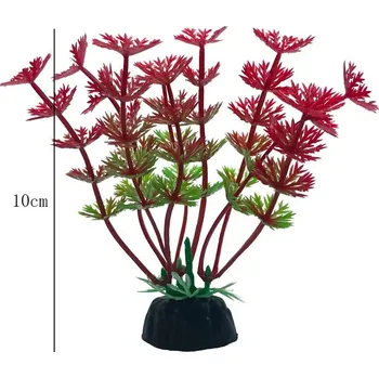 Dekorace do akvária Umělé rostliny do akvária s květy | akvarijní dekorace | vodní tráva - EAFAEA