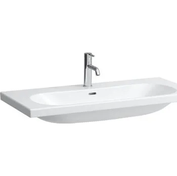 Umyvadlo Laufen Lua umyvadlo 100x46 cm, broušená spodní část, otvor pro baterii, s přepadem, LCC, bílá