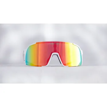 cyklistické brýle be-AM LIFE Junior 057WH/RED Sluneční sportovní brýle - bílá/červená