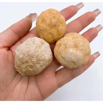 Geoda křišťál minerální dekorace | surový kámen - 3–4,5 cm (náhodně) , 5ks