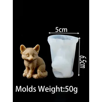 Forma na pečení Silikonová forma s motivem psa | dekorace pes, odlévací forma, forma na svíčky a dekorace pes - 09