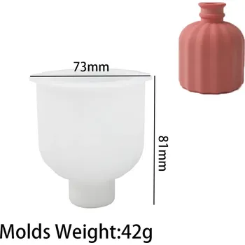 Betonová forma Silikonová forma na betonové vázy | forma na beton | forma na sádru - 05