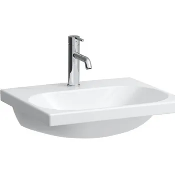 Umyvadlo Laufen Lua umyvadlo 55x46 cm, broušená spodní část, otvor pro baterii, bez přepadu, bílá