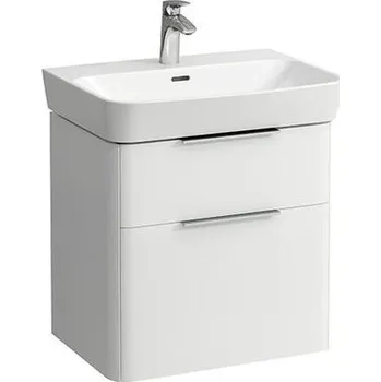 Koupelnový nábytek Laufen Moderna skříňka s umyvadlem 62x46,5 cm, 2x zásuvka, bílá mat