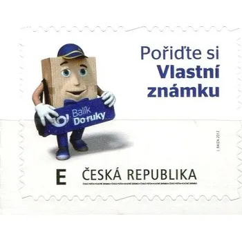 Poštovní známka Česká pošta (2012) č. 729 ** - Česká republika - Vlastní známka "E" Vzor na šířku