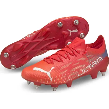 Kopačky Kopačky Puma Ultra 1.3 MxSG červená/modrá (7,5uk/ 41EU/ 26,5cm)