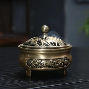 Aroma lampa Kadidlová aromalampa s měděným zdobením | kadidlo, aroma lampa - B