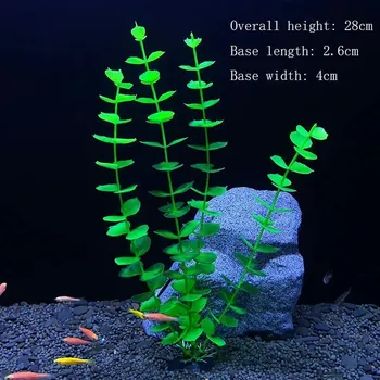 Dekorace do akvária Umělé rostliny do akvária s květy | akvarijní dekorace | vodní tráva - ARHAARG