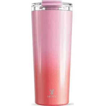 Termohrnek Termohrnek 710 ml nerezový | cestovní izolační láhev - Červená Růžová