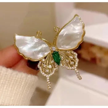 Brož Dámská brož na svetr | Elegantní spona - XZ19