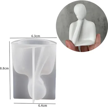 Forma na odlévání Silikonová forma pro výrobu 3D soch | silikonová forma, forma na svíčky, silikonové formy - táta